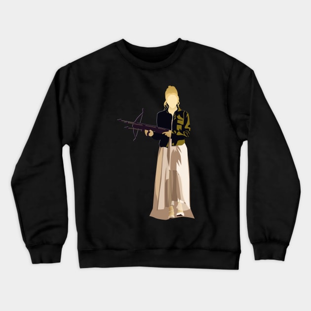 buffy prom silhouette design Crewneck Sweatshirt by Afire